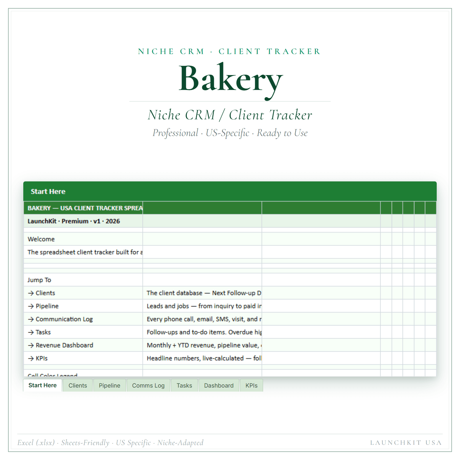 Client Tracker for Bakery