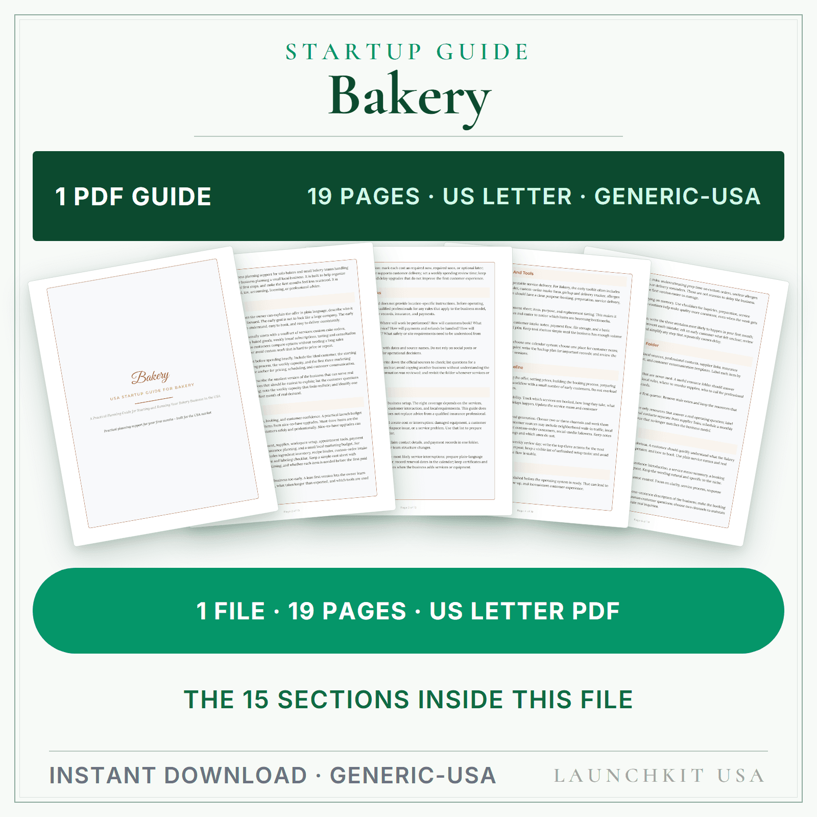 Bakery Startup Guide