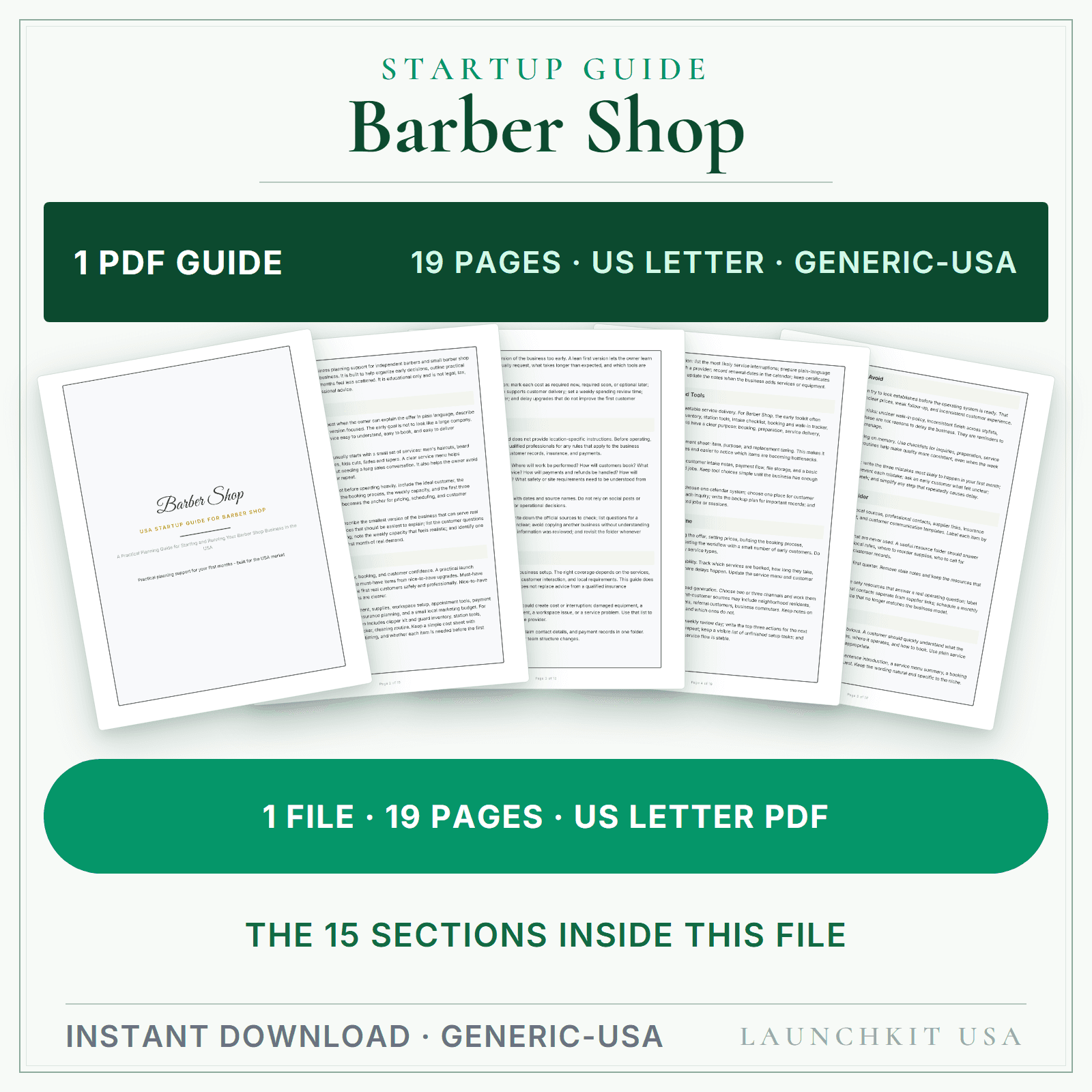 Barber Shop Startup Guide