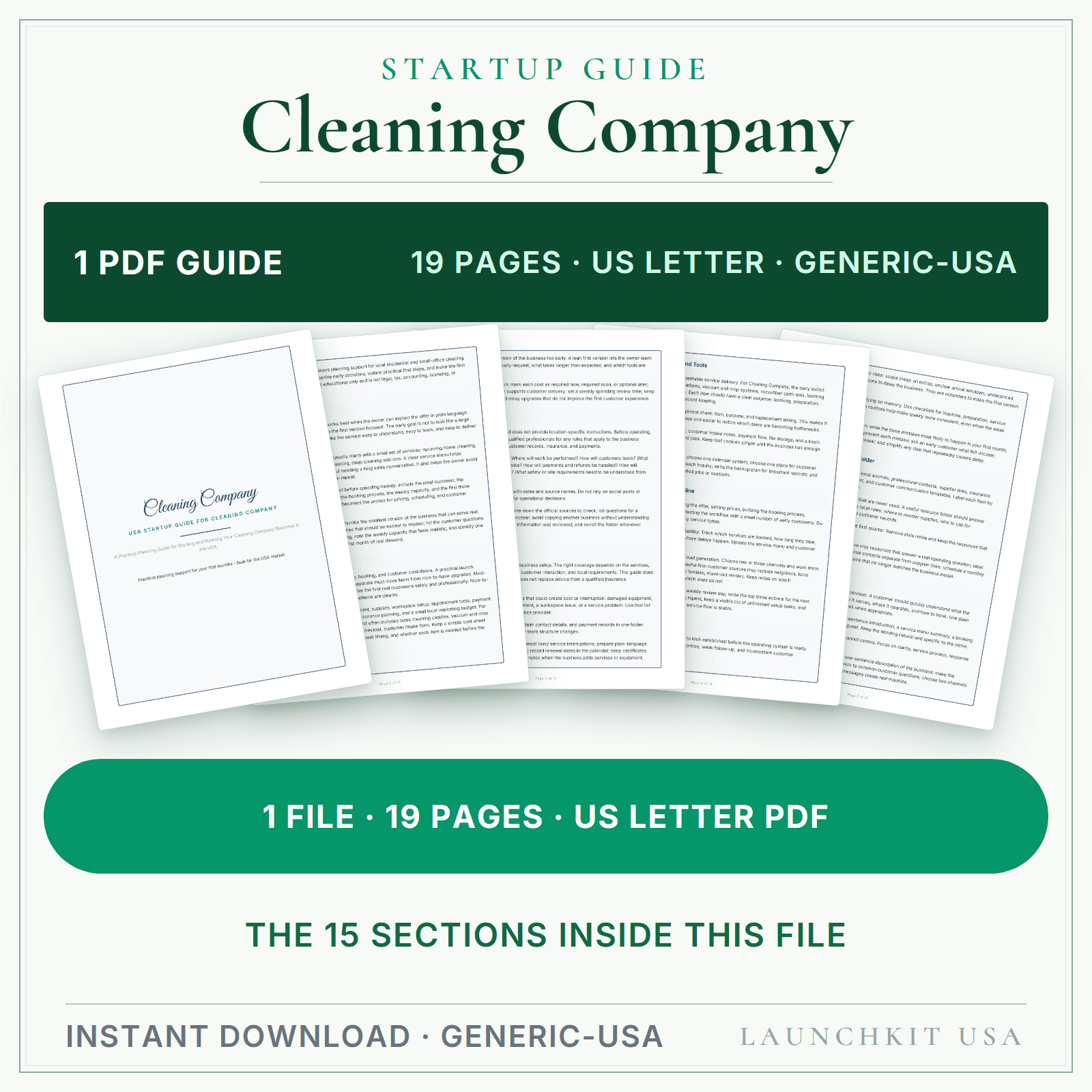 Cleaning Company Startup Guide