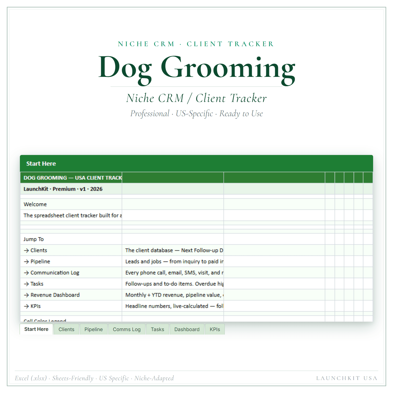 Client Tracker for Dog Grooming