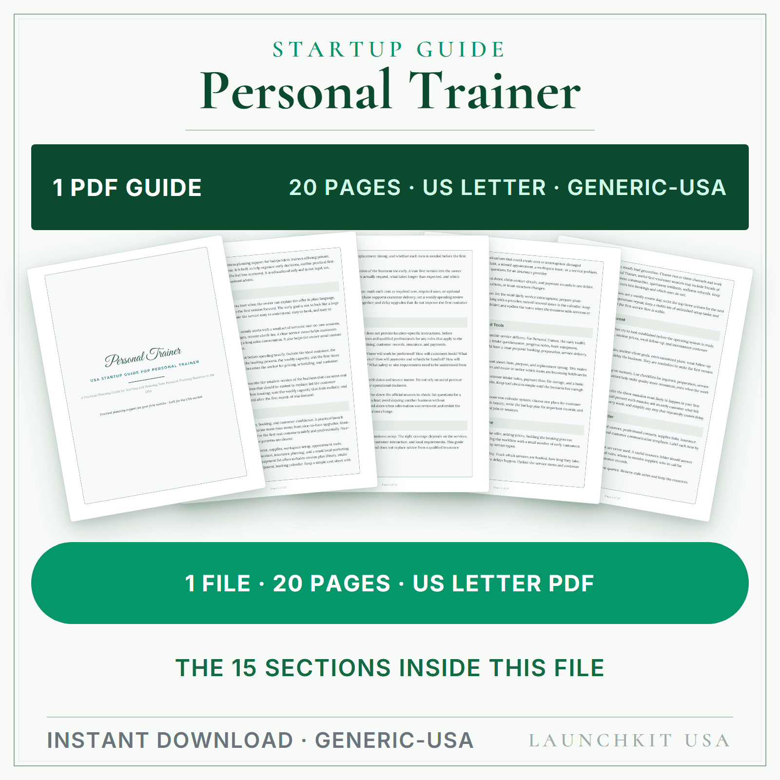 Personal Trainer Startup Guide