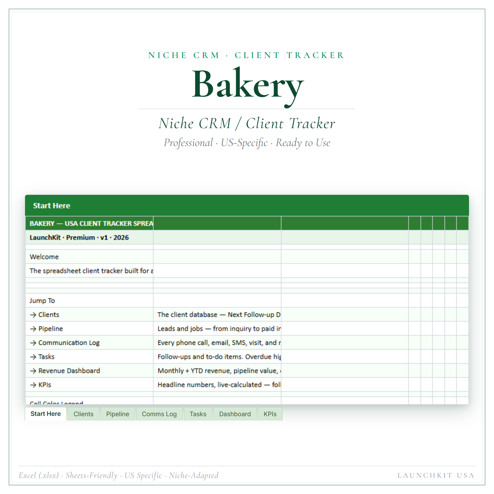 Client Tracker for Bakery