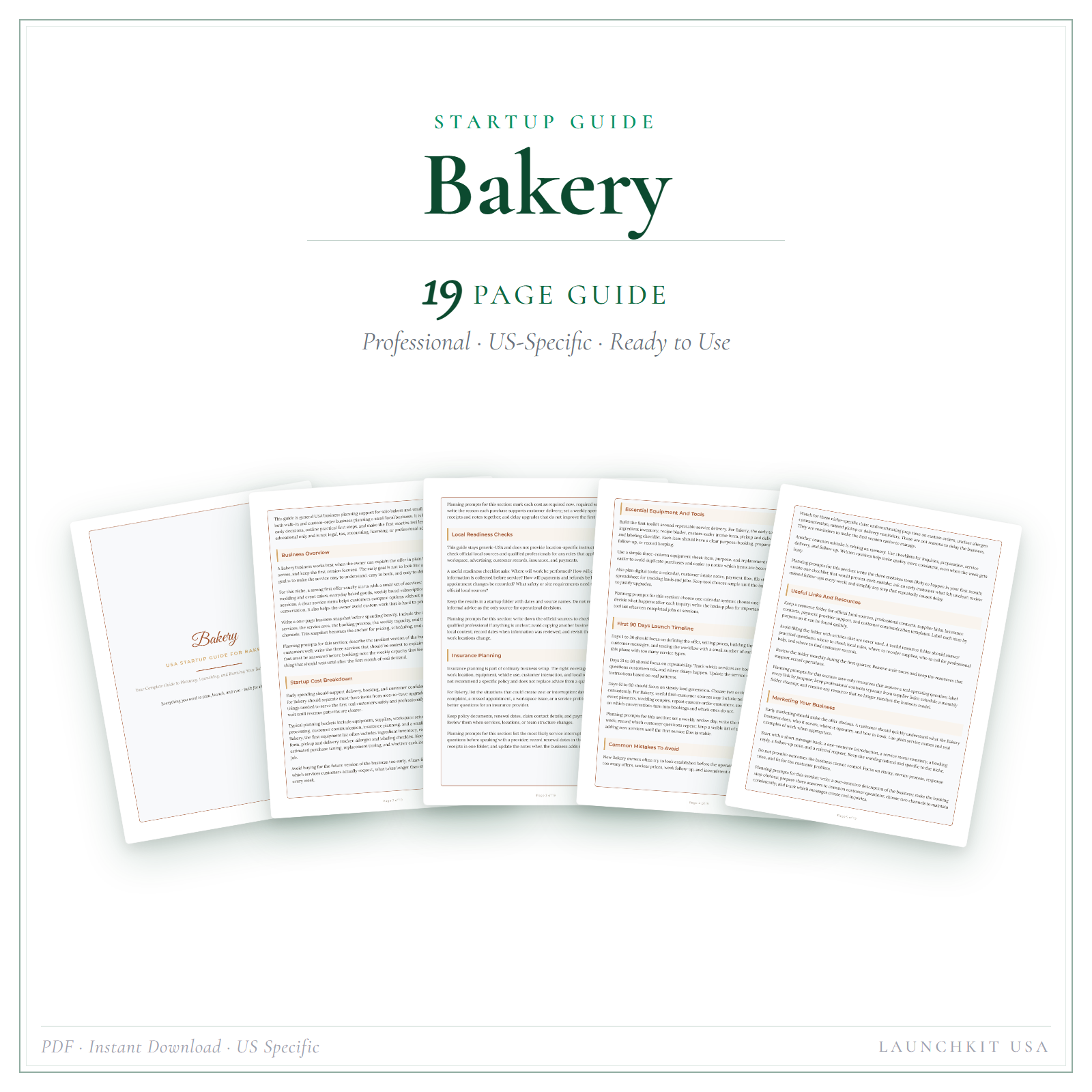 Startup Guide for Bakery
