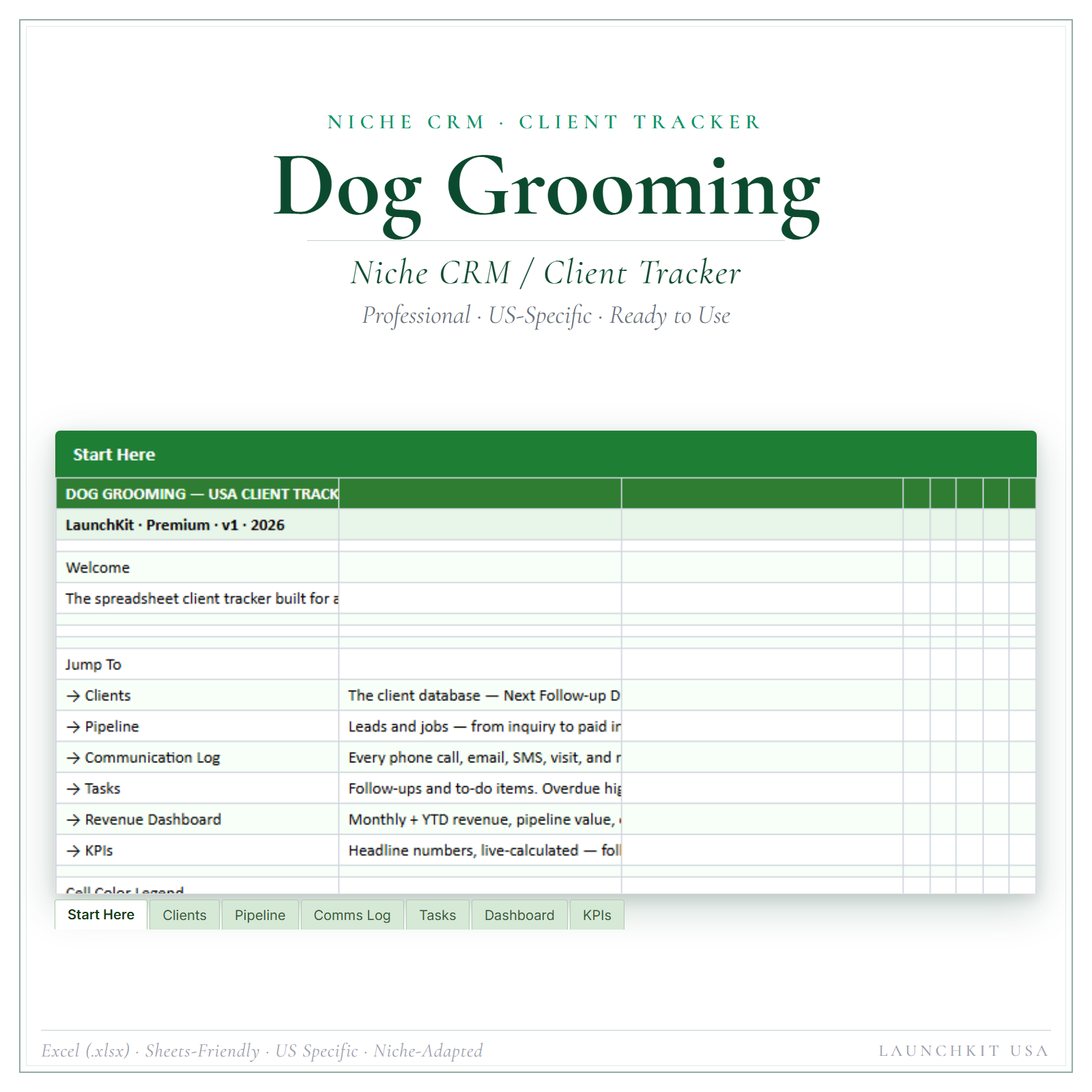 Client Tracker for Dog Grooming