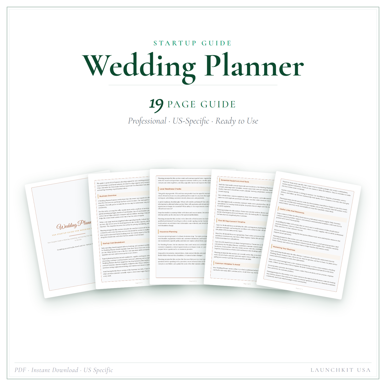 Startup Guide for Wedding Planner